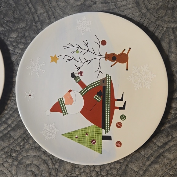 Harry & David Christmas dessert plates 2007 - Picture 6 of 10